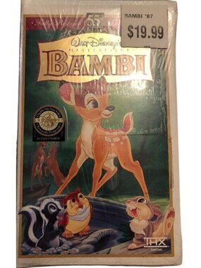 Bambi VHS 1997 Restored THX Sealed  Walt Disney MasterpieceClassic